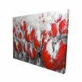 Fondo 16 x 20 in. Abstract Red Tulips-Print on Canvas FO2790803